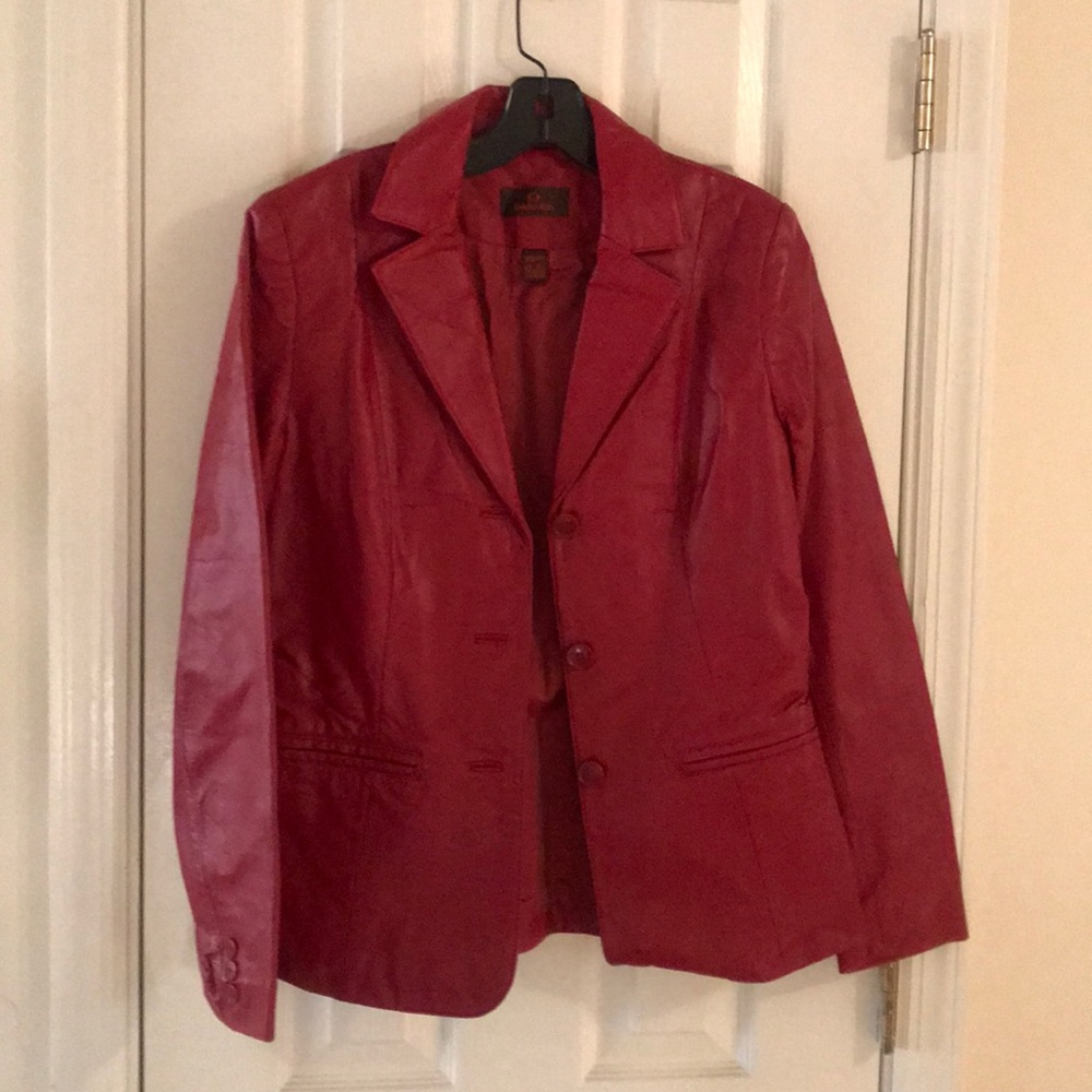 Leather jacket